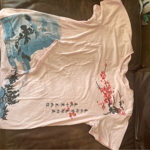 Men's Pink Graphic Tee